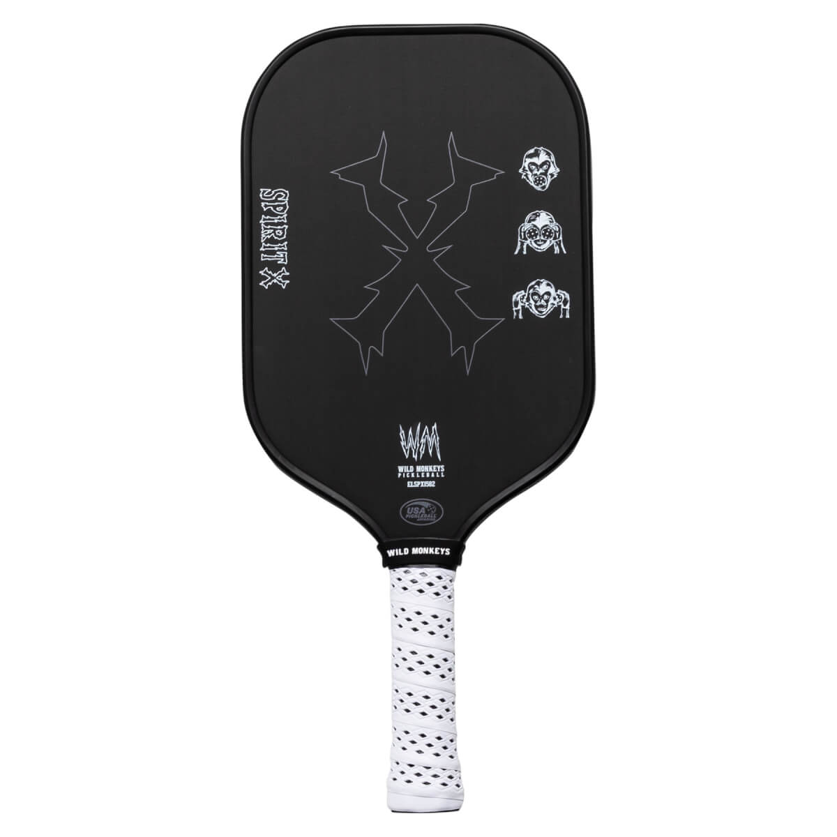 Wild Monkeys Spirit X Carbon Fiber Pickleball Paddle: Image #454699
