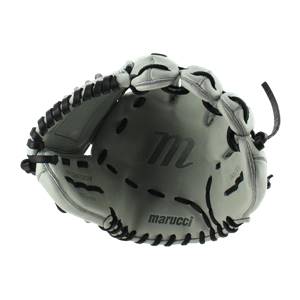 Marucci Adjustable 12.5" Fastpitch Softball Glove: MFGSB1250SV-GY/BK: Image #316286