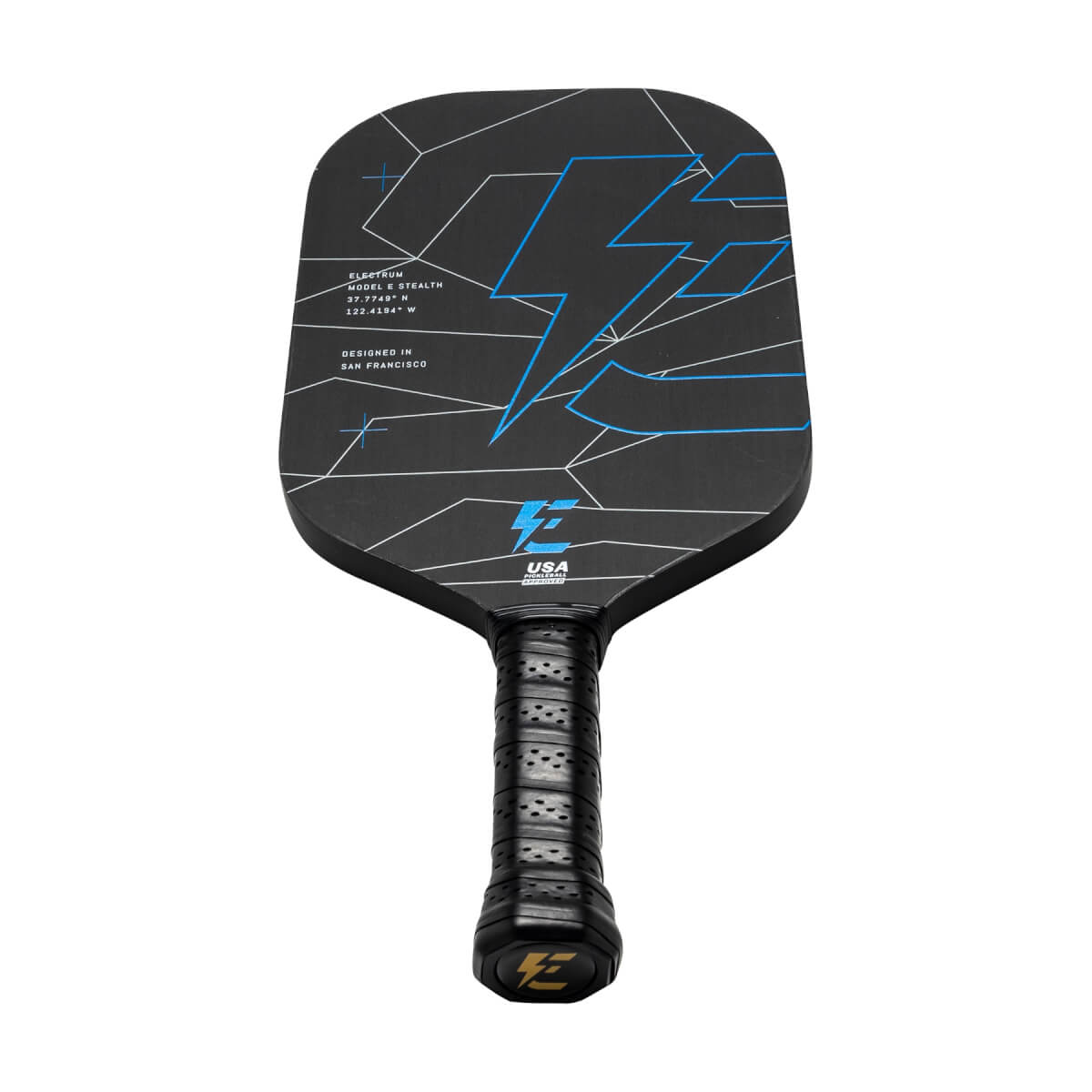 Electrum Model E Stealth Carbon Fiber Pickleball Paddle: Image #439672