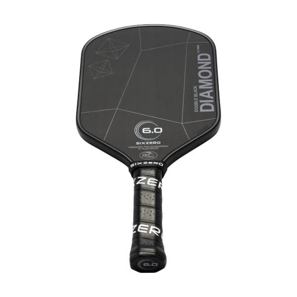 Six Zero Double Black Diamond Control 14mm Carbon Fiber Pickleball Paddle: Image #462262