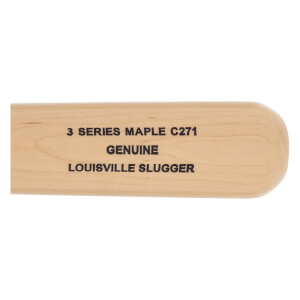 Louisville Slugger Genuine Series 3 C271 Maple Wood Baseball Bat: WBL2517010: Image #414377