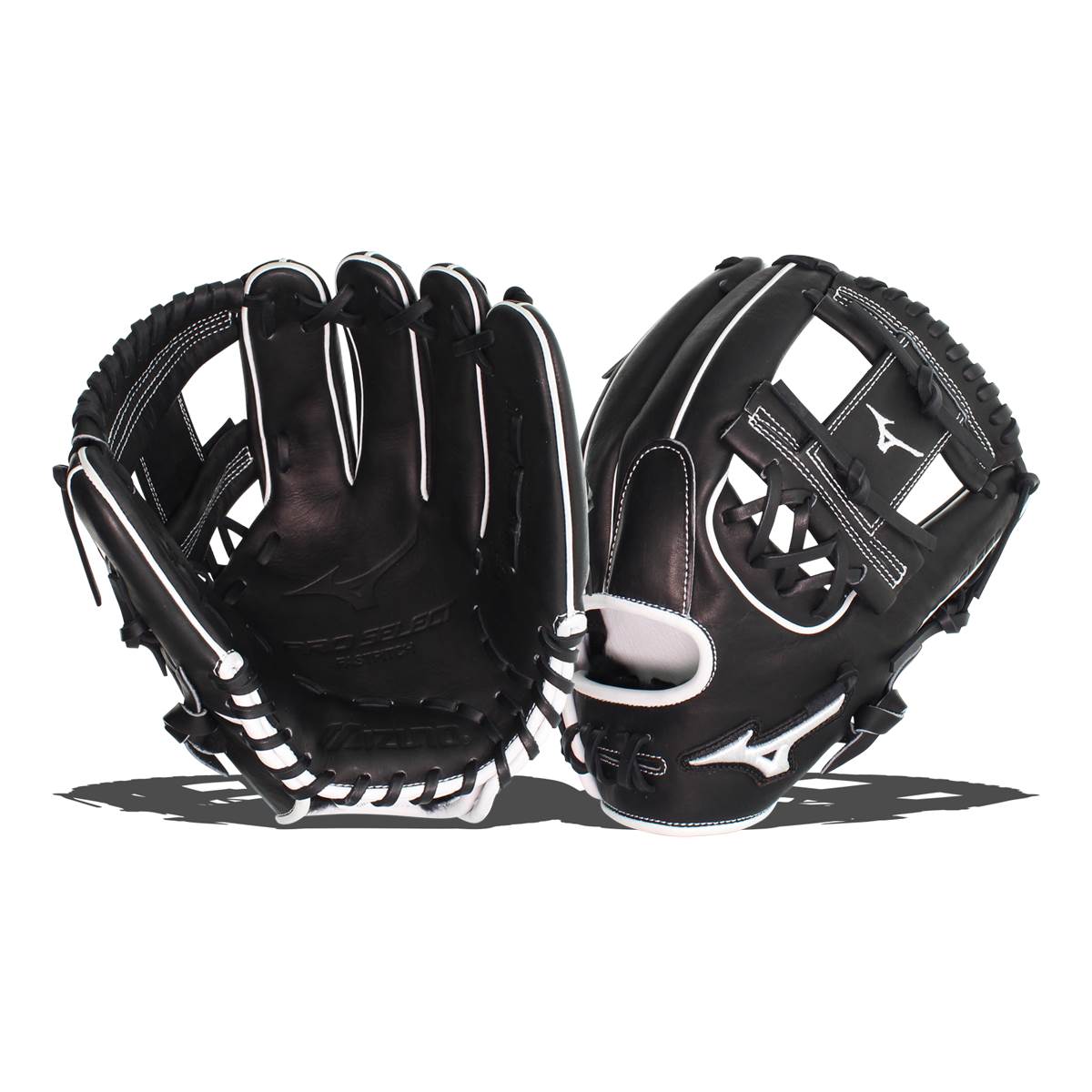 Mizuno Pro Select 11.75" Fastpitch Softball Glove: GPSF1175BK: Image #373210