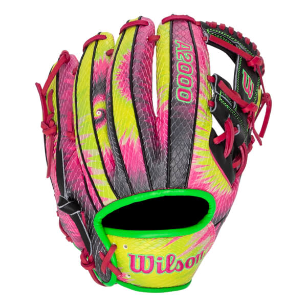 Wilson A2000 Super SnakeSkin 1786 Party Animals Tie Dye 11.5" Baseball Glove: WBW102223115: Image #453967