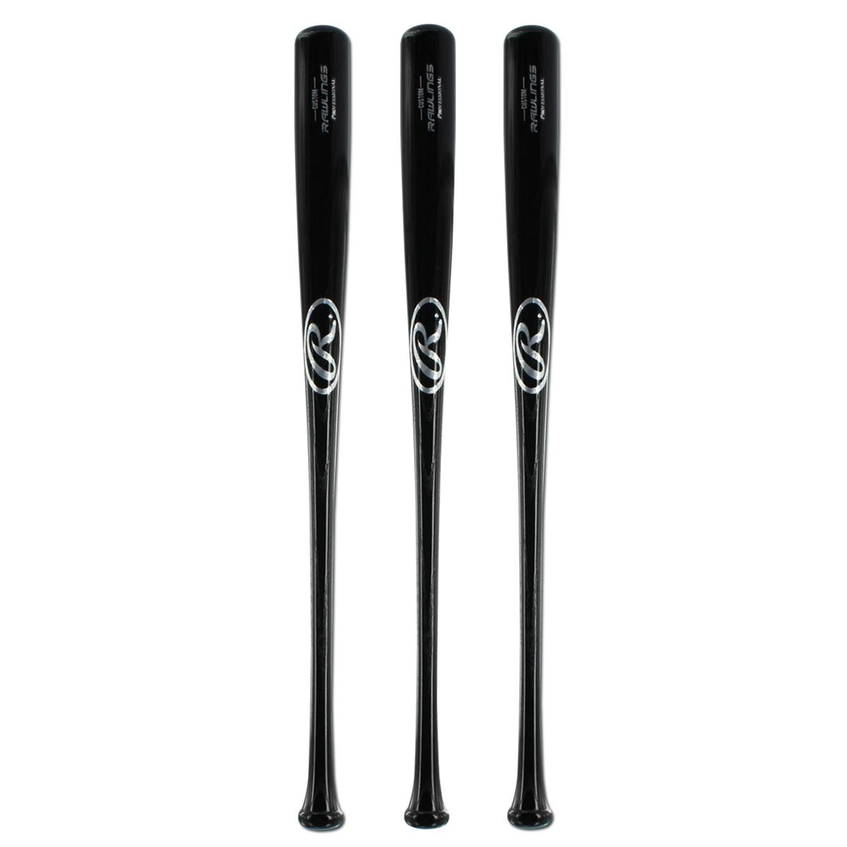 Bat Pack Rawlings Professional Ash Wood Baseball Bats PROA271 3Pack