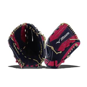 Mizuno MVP Prime SE Fastpitch Glove: GMVP1300PSEF4- Navy/Pink: Image #309374