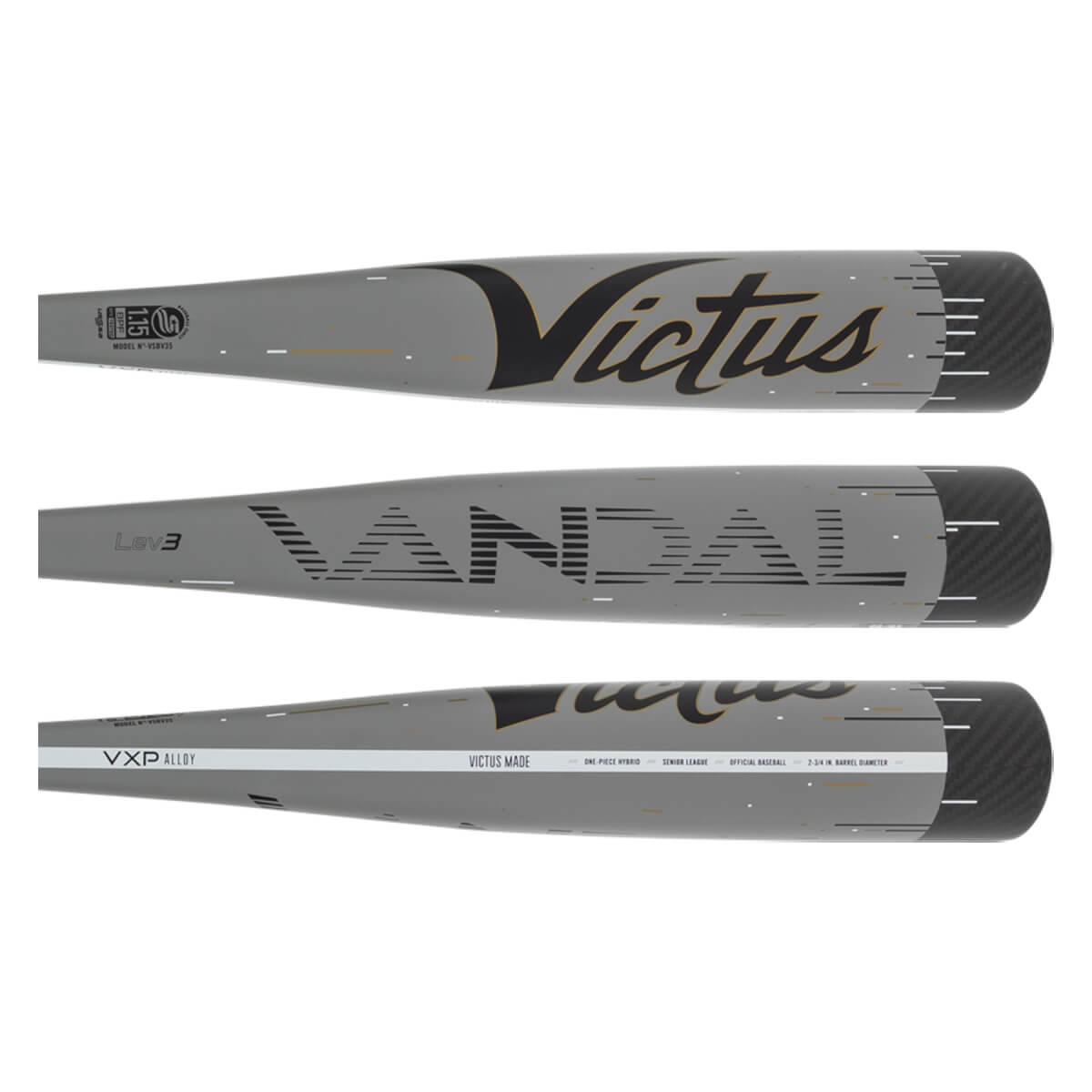 Victus Vandal Lev3 -5 USSSA Baseball Bat: VSBV35: Image #434957