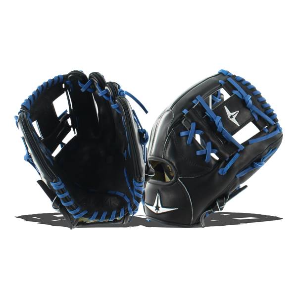 All Star System Seven 11.5" Baseball Glove: FGS7-IF Black / Royal: Image #317087