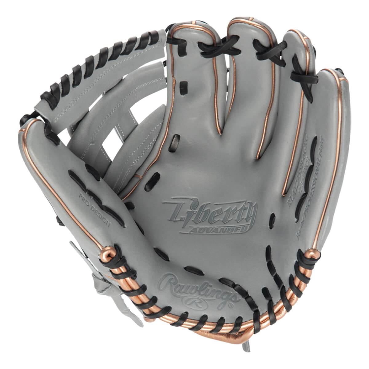 Rawlings Liberty Advanced Color Series 12.75" Fastpitch Softball Glove: RLA1275SB-6GRG: Image #422588