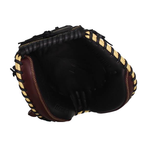 Mizuno MVP Prime 34'' Baseball Catcher's Mitt: GXC50PB3BC Black/Cherry: Image #379641