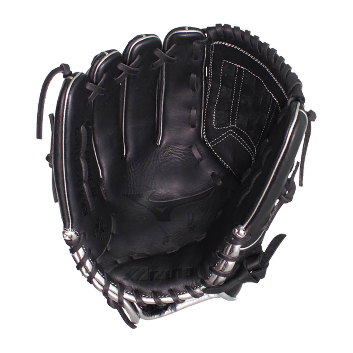 Mizuno MVP Prime SE 12'' Baseball Glove: GMVP1200PSE8  Black/Silver: Image #380271