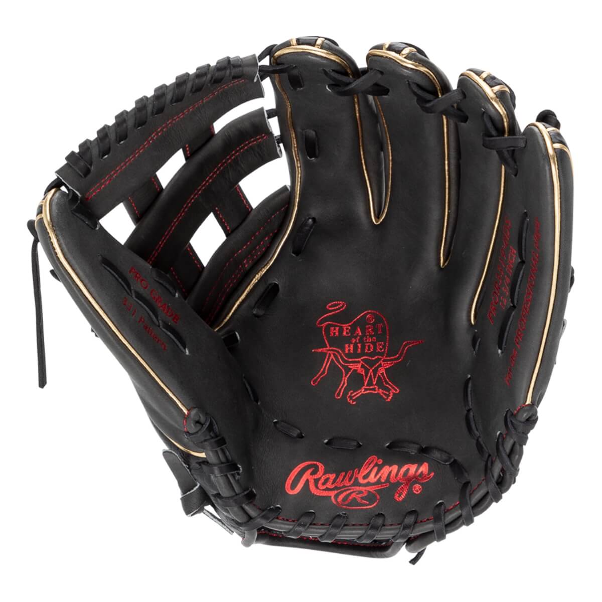 Rawlings Heart of the Hide Croc Skin 12.75" Baseball Glove: PROR3319-6DS: Image #446706