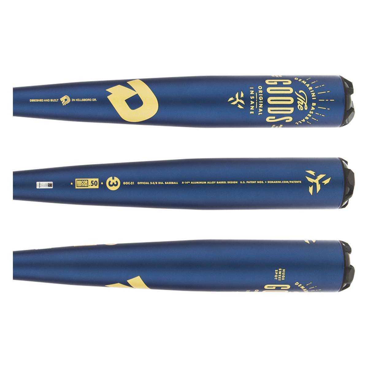 2021 DeMarini The Goods ONE BBCOR Baseball Bat (WTDXGOC21)