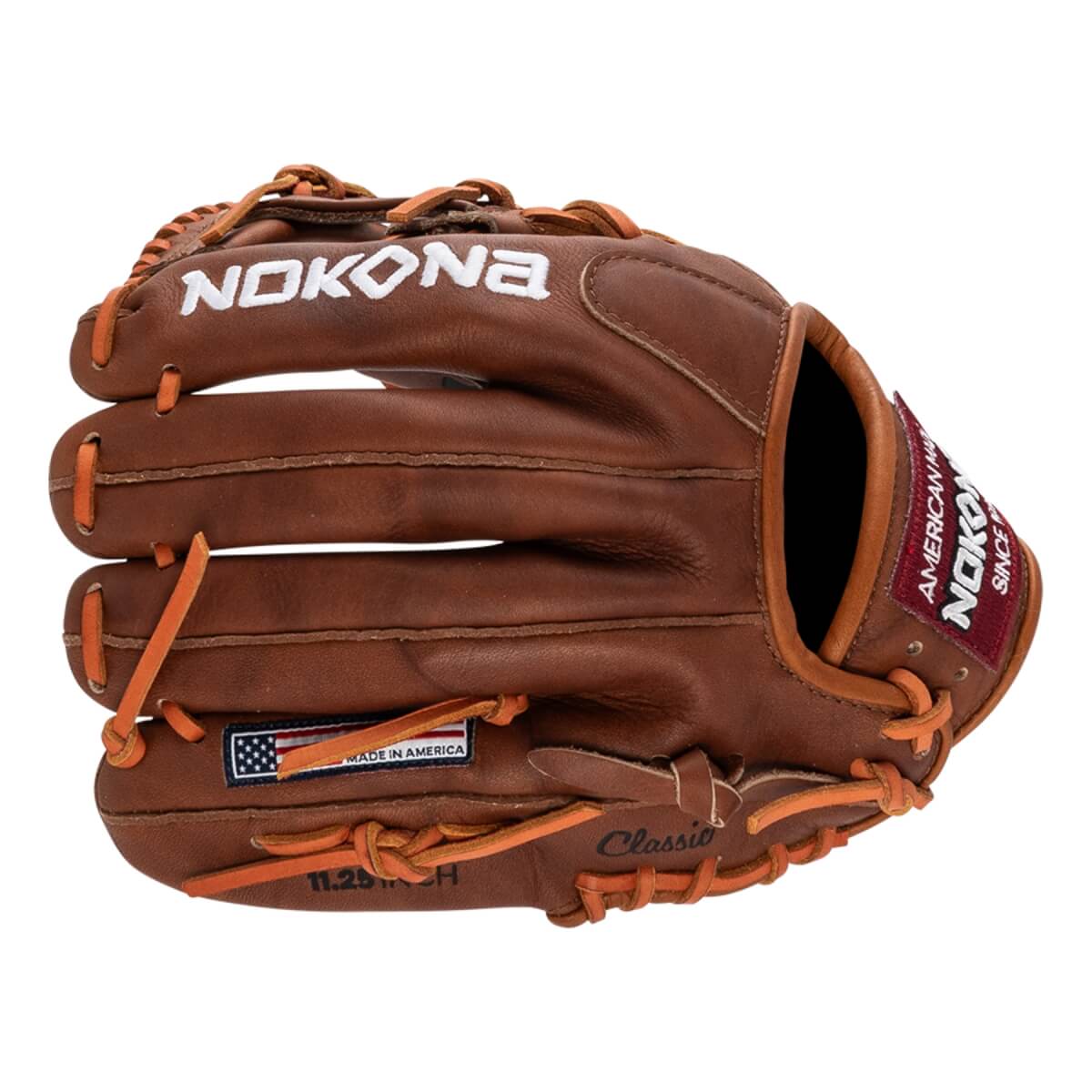 Nokona Walnut Select 11.25" Baseball Glove: W-200I: Image #438179