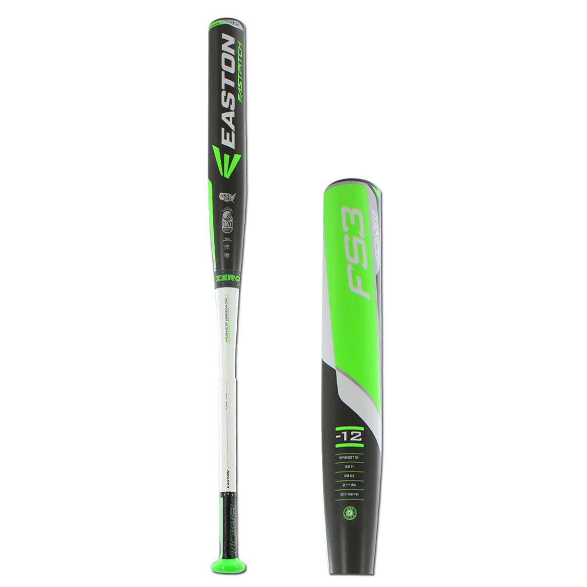 Easton FS3 TORQ CXN ZERO Fastpitch Softball Bat: FP16S3T12: Image #349849