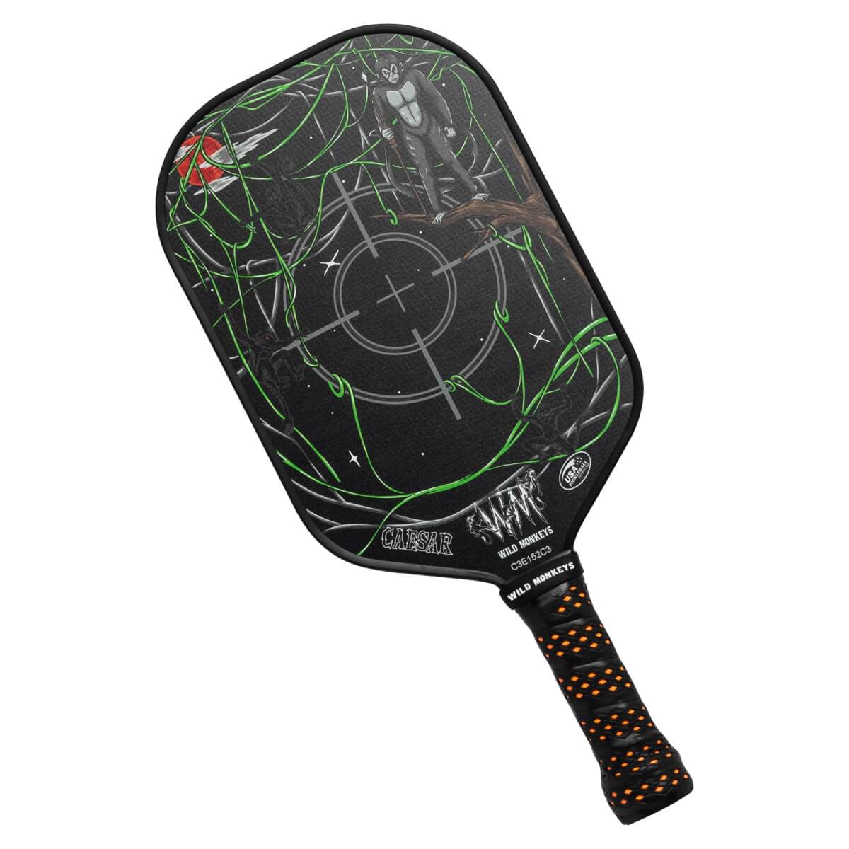 Wild Monkeys Caesar Gen 1 Heavyweight Carbon Fiber Pickleball Paddle: Image #424577