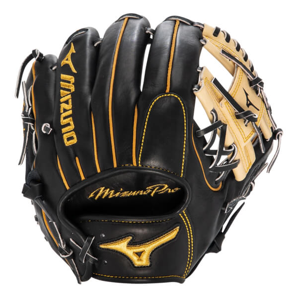 Mizuno Pro 11.5'' Baseball Glove: GMP2BK-400RDD3 Black: Image #418008