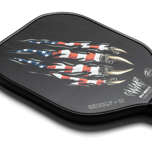 Wild Monkeys Grizzly 3K Carbon Fiber Pickleball Paddle: Image #432939