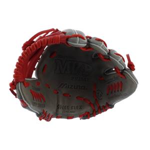 Mizuno MVP Prime SE Baseball Glove: GMVP1154PSE4- Smoke/Red: Image #308959