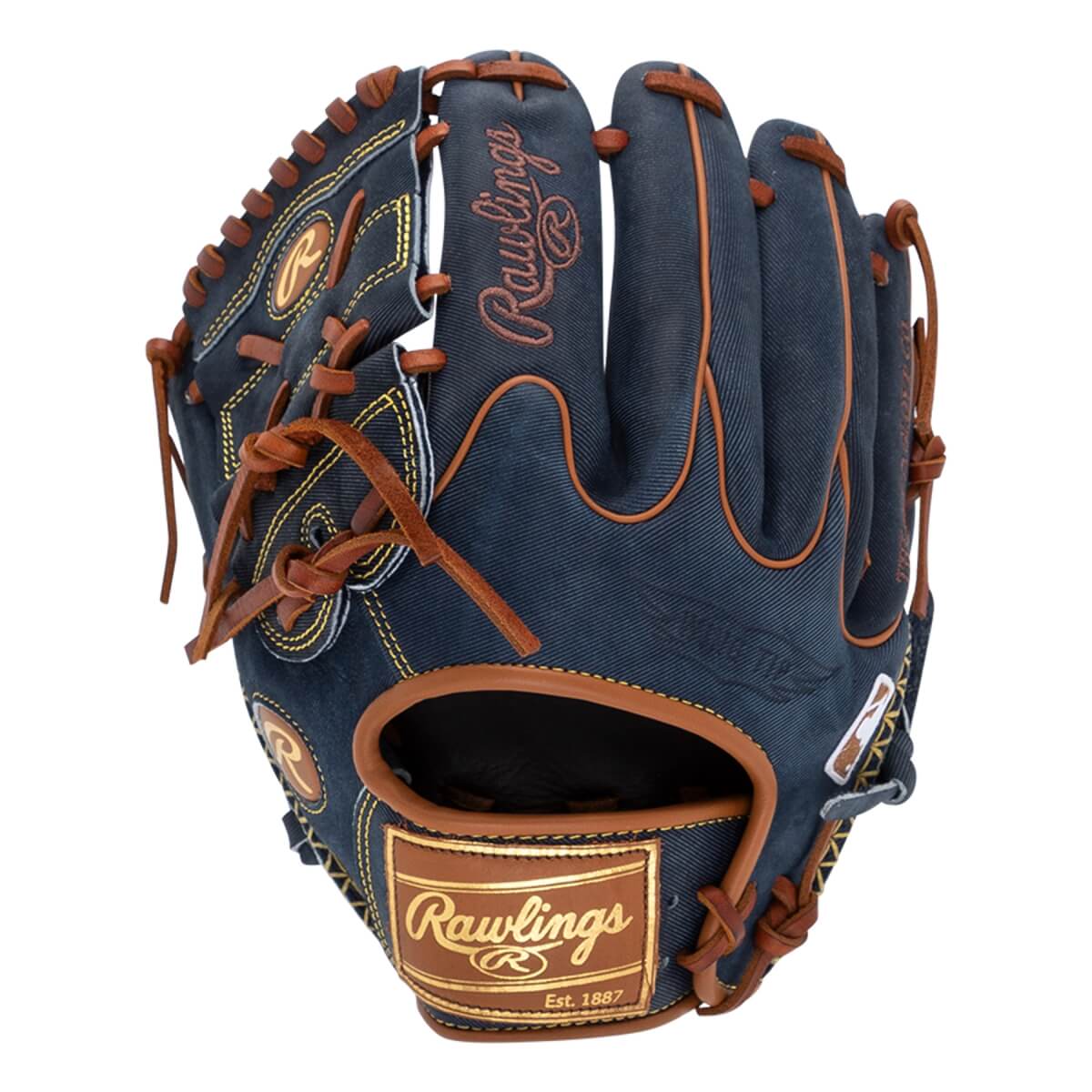 Rawlings Heart of the Hide Pro Label Denim 11.75" Baseball Glove: PRO205W-9D: Image #448783