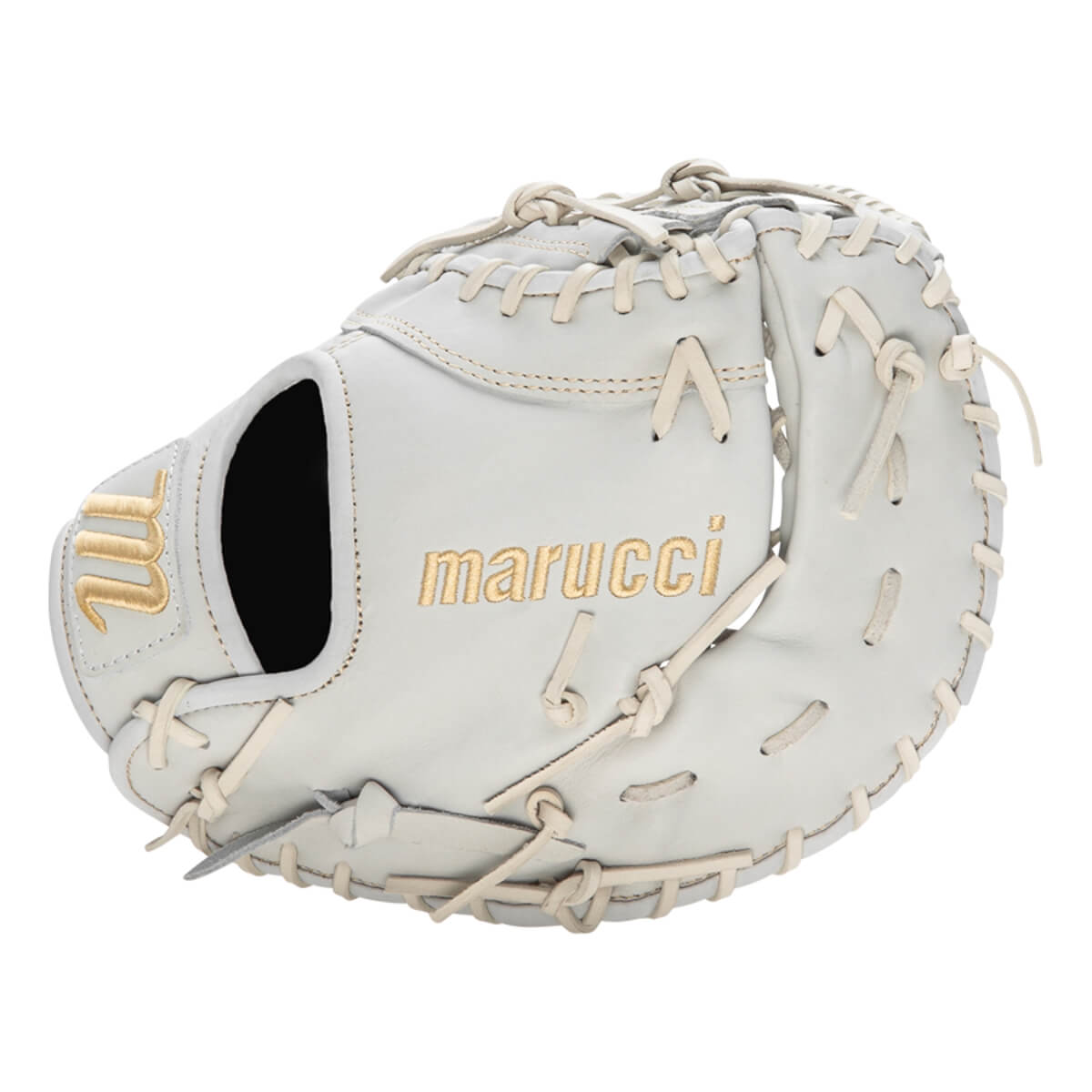 Marucci Magnolia 13" Fastpitch Softball First Base Mitt: MFGMGM39S3FP-W: Image #437109
