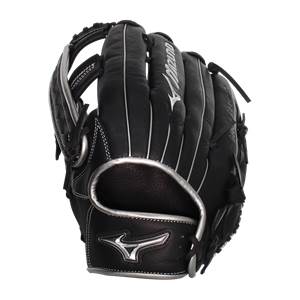 Mizuno MVP Prime SE 12.50'' Slow Pitch Softball Glove: GMVP1250PSES8 Black/Silver: Image #379572