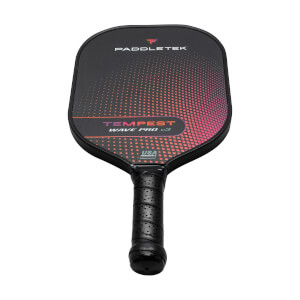 Paddletek Tempest Wave Pro V3 Middleweight Carbon Fiber Pickleball Paddle: Image #436238