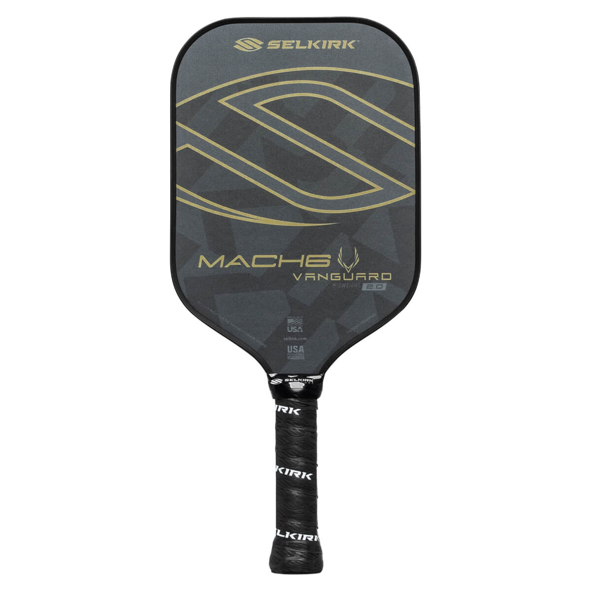 Selkirk VANGUARD 2.0 Mach6 Middleweight Carbon Fiber Pickleball Paddle: Image #422073