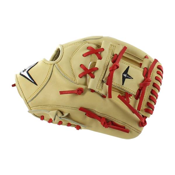 All Star System Seven 11.5" Baseball Glove: FGS7-IF Tan / Red: Image #317062