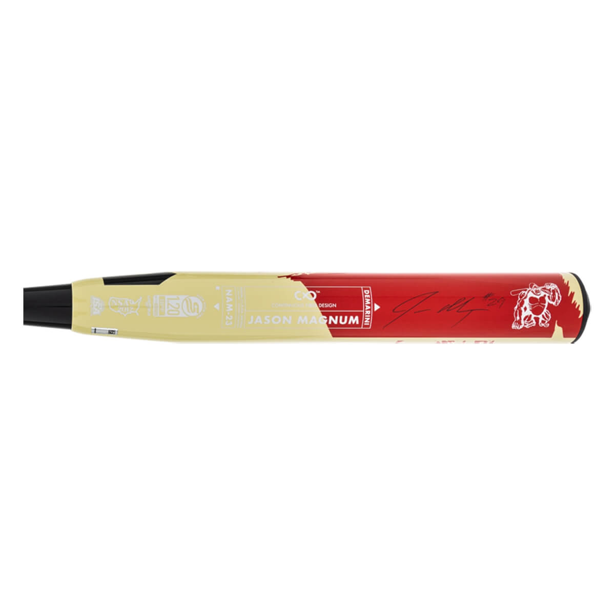 demarini 2023 jason magnum signature nautalai slowpitch softball bat 34