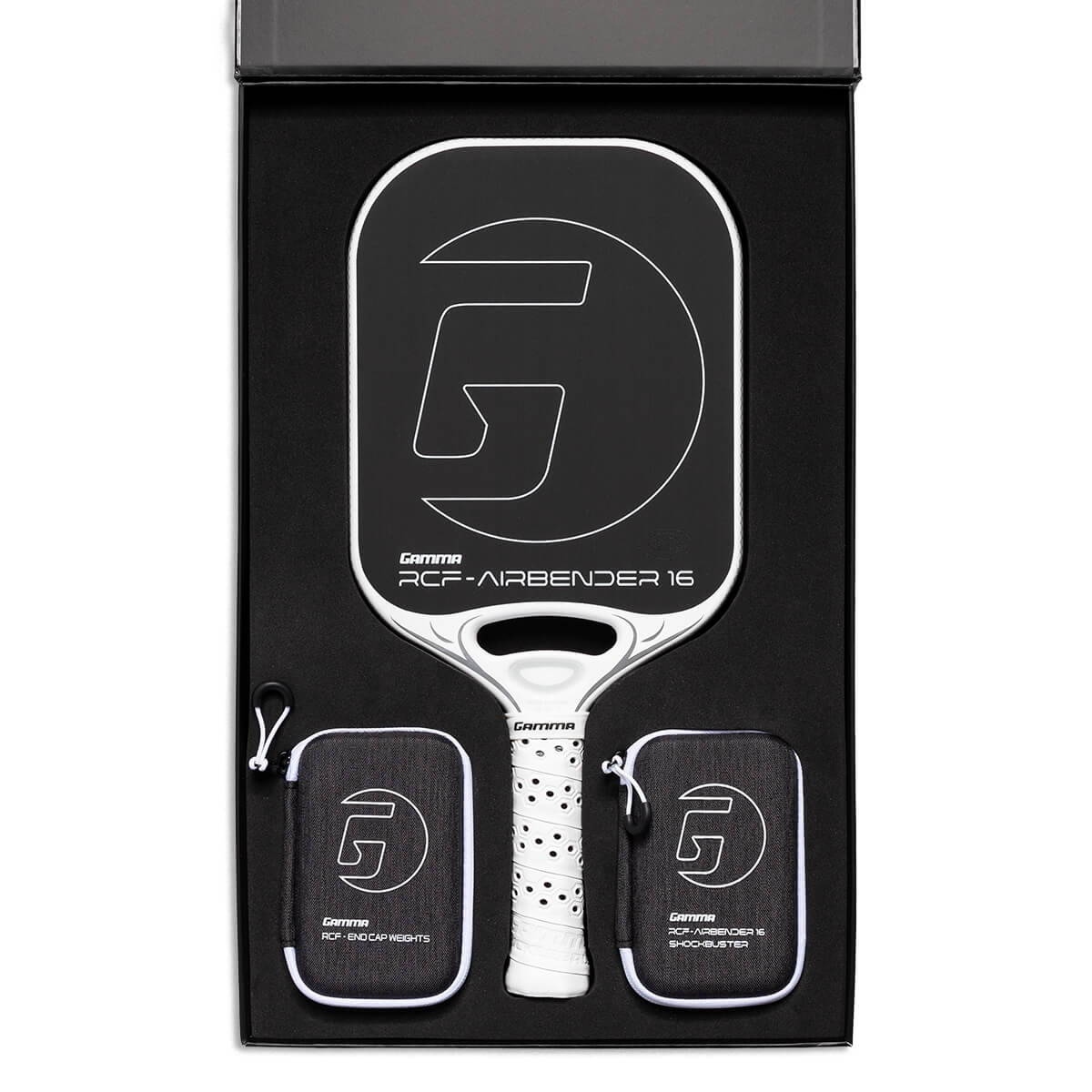 GAMMA RCF Airbender 16 Carbon Fiber Pickleball Paddle and Tuning Kit: Image #443001