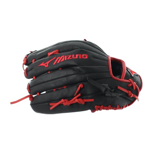 Mizuno MVP Prime SE 12.75" Baseball Glove: GMVP1275PSE6 Black / Red: Image #314920