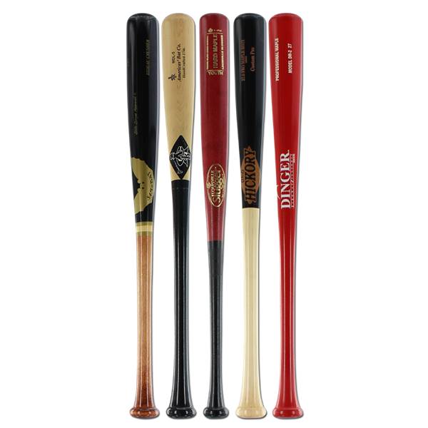 Single Assorted Wood Youth Baseball Bat