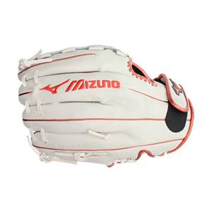 Mizuno MVP Prime SE 12" Fastpitch Softball Glove: GMVP1200PSEF8 White/Red: Image #389102