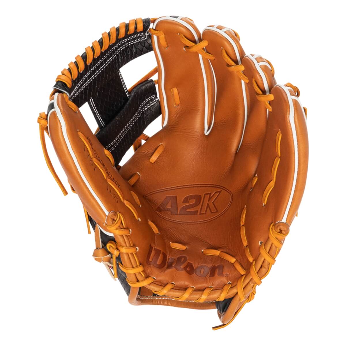 *BLEM* Wilson A2K SnakeSkin 1787 11.75" Baseball Glove: WBW1000601175B: Image #432718