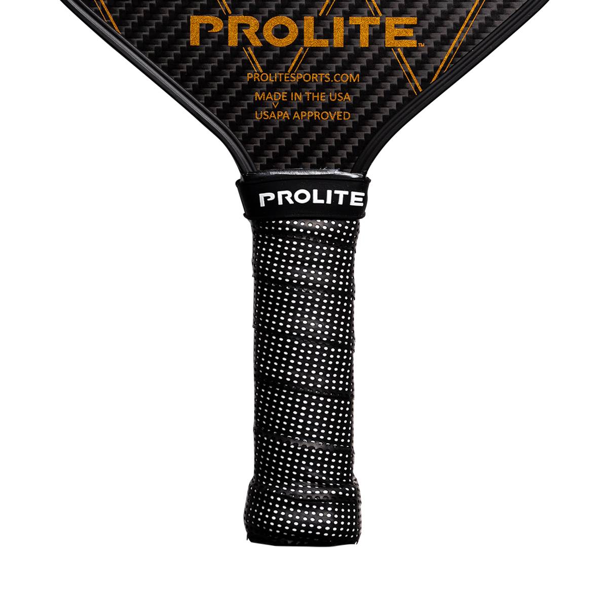 PROLITE Titan Pro Black Diamond Series Middleweight Carbon Fiber Pickleball Paddle: Image #405856