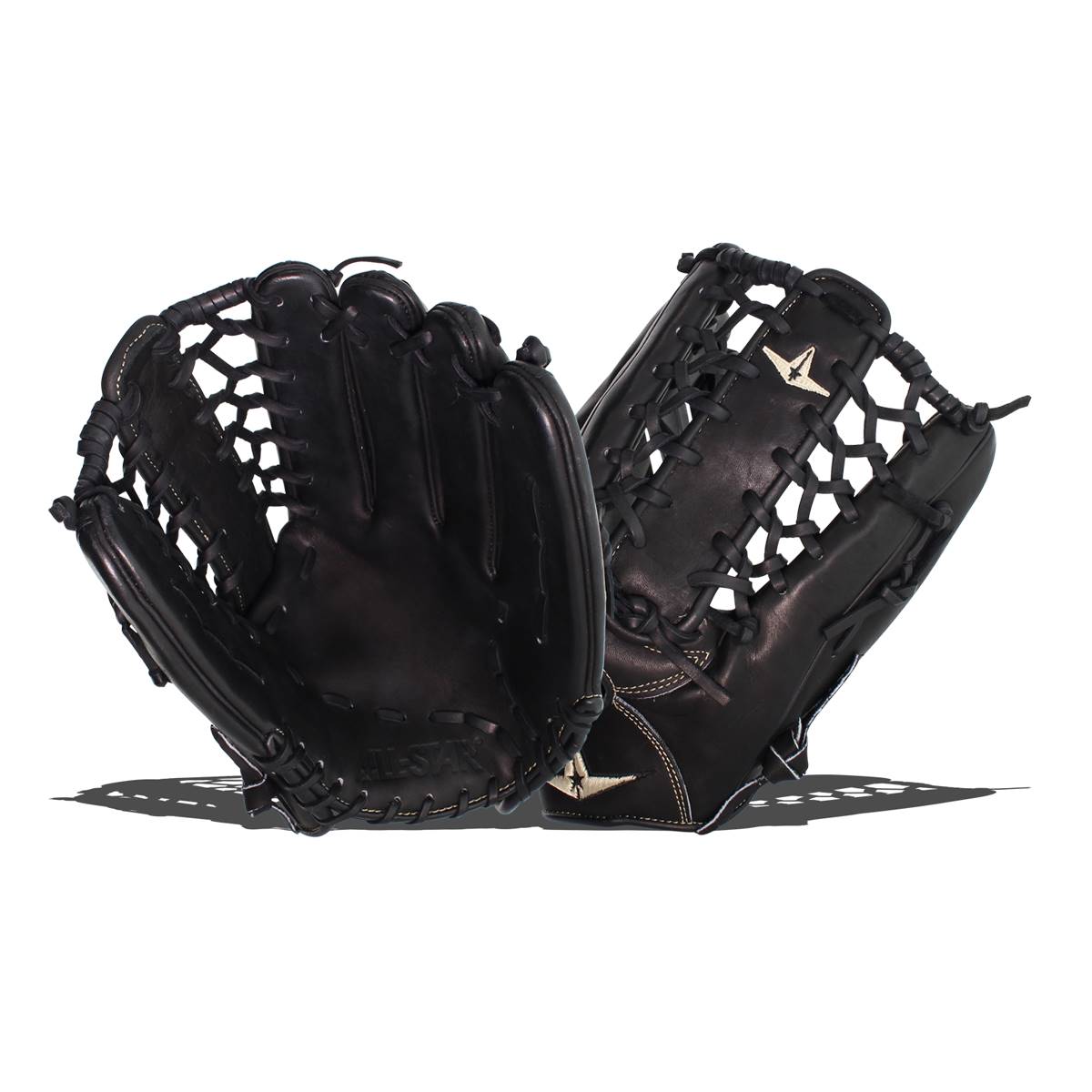 All Star Pro Elite 12.75" Baseball Glove: FGAS-1275PTBK: Image #375029