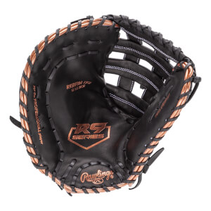 Rawlings R9 12.5" Fastpitch Softball First Base Mitt: RR9SBFBM-17B: Image #447618