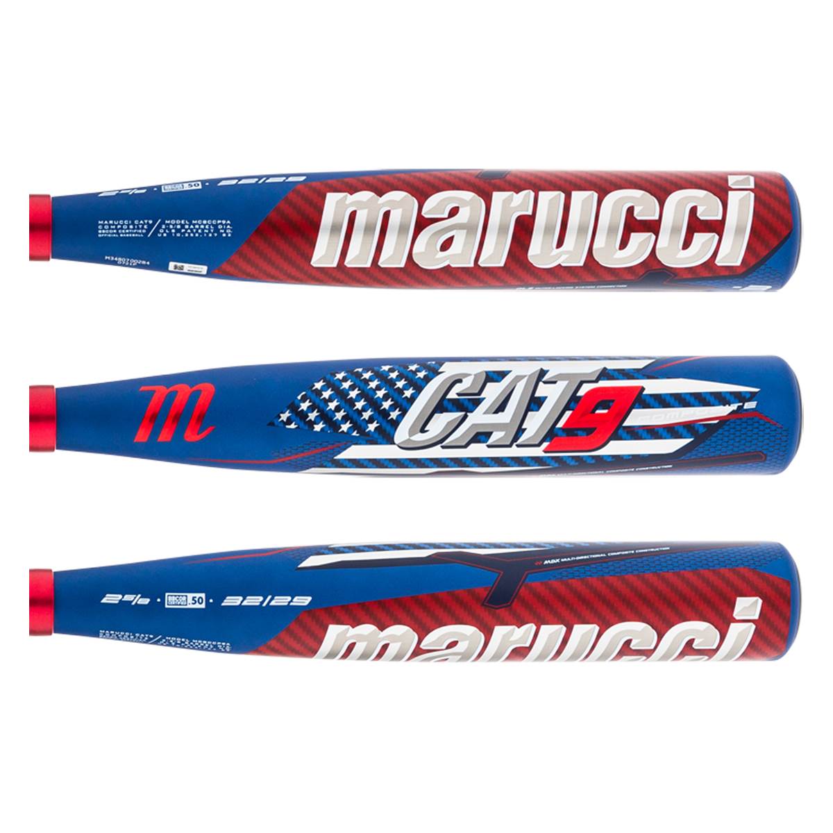 Marucci CAT9 Composite Pastime BBCOR Baseball Bat: MCBCCP9A: Image #405180