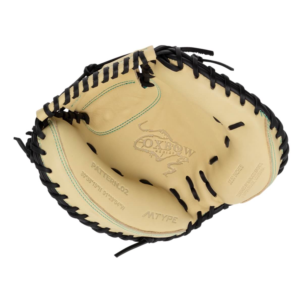 Marucci Oxbow 33.5" Baseball Catcher's Mitt: MFG3OX235C1-CM/BK: Image #445935