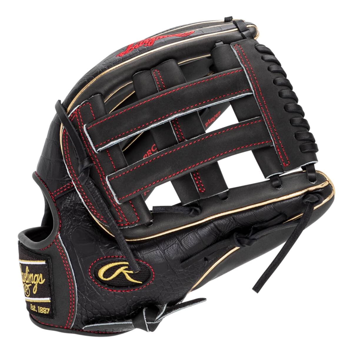 Rawlings Heart of the Hide Croc Skin 12.75" Baseball Glove: PROR3319-6DS: Image #446707