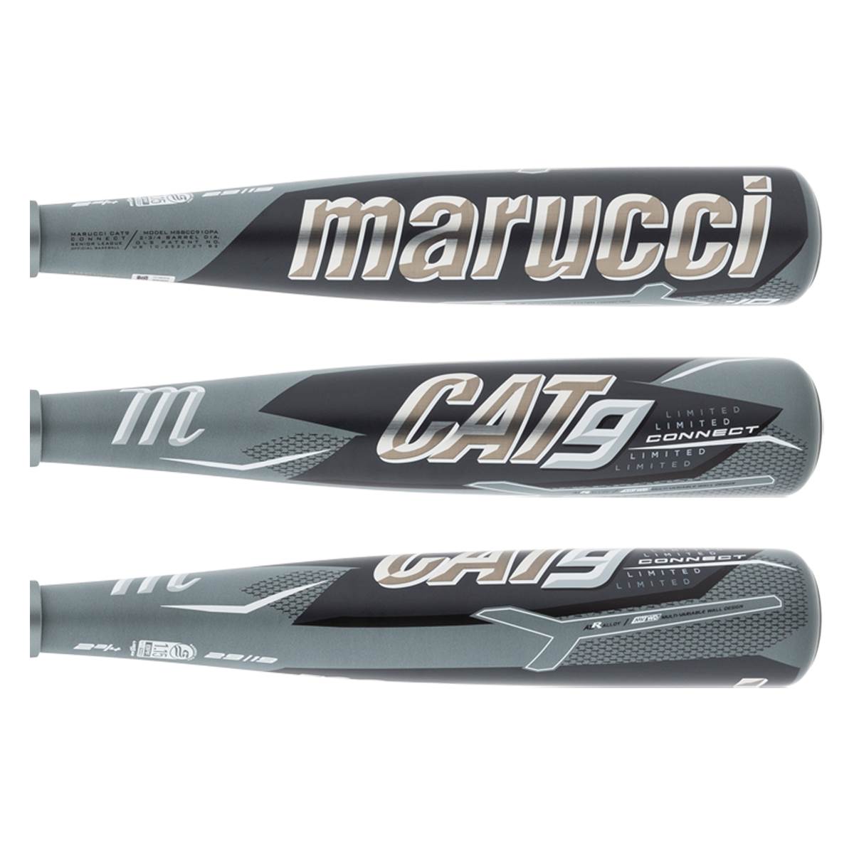 Marucci CAT9 Connect 10 23/4" USSSA Baseball Bat MSBCC910GS