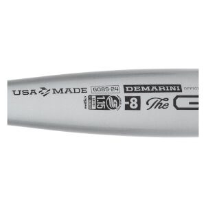 DeMarini The Goods One Piece -8 USSSA Baseball Bat: WBD2473010: Image #437959