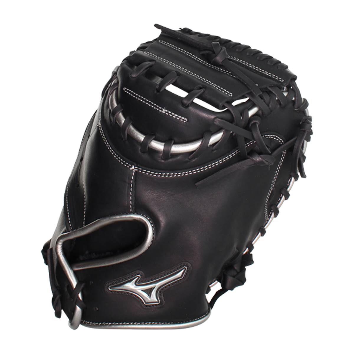 Mizuno MVP Prime SE 34'' Baseball Catcher's Mitt: GXC50PSE8 Black/Silver: Image #380486