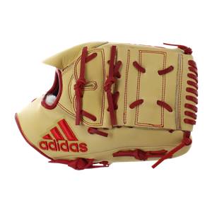 Adidas EQT 12" Baseball Glove: EQT1175SP Tan / Red: Image #313374