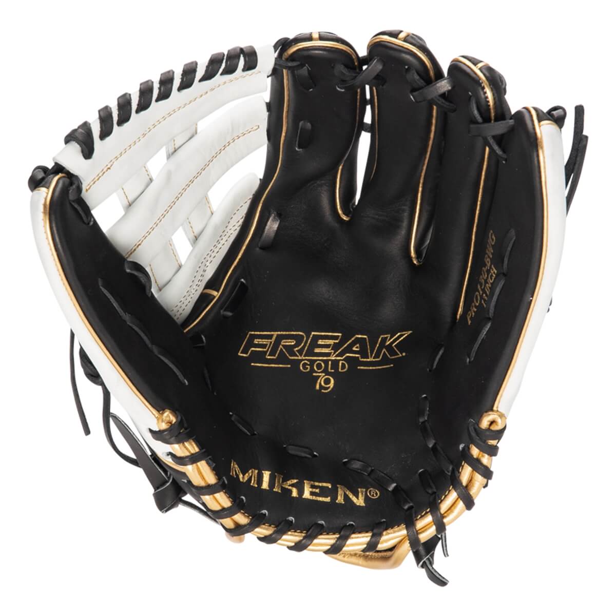 Miken Pro Series Freak Gold 13" Slow Pitch Softball Glove: PRO130-BWG: Image #421292