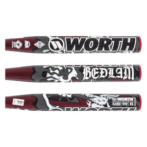 Batte De Softball Worth Bedlam Gamer 2025 - 27 Oz - Composite - Senior