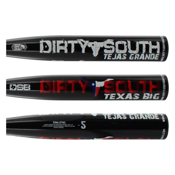 Dirty South Bats Texas Big 5 2 5/8" Senior League Baseball Bat DSBTB5