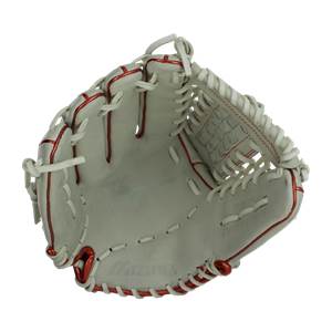 Mizuno MVP Prime SE 13'' Fastpitch Softball Glove: GMVP1300PSEF8  White/Red: Image #379711