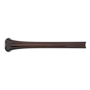 Side view of a brown Marucci AP5 Pro Maple Wood Baseball Bat with a flared knob and grooved barrel.