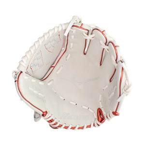 Mizuno MVP Prime SE 12" Fastpitch Softball Glove: GMVP1200PSEF8 White/Red: Image #389103